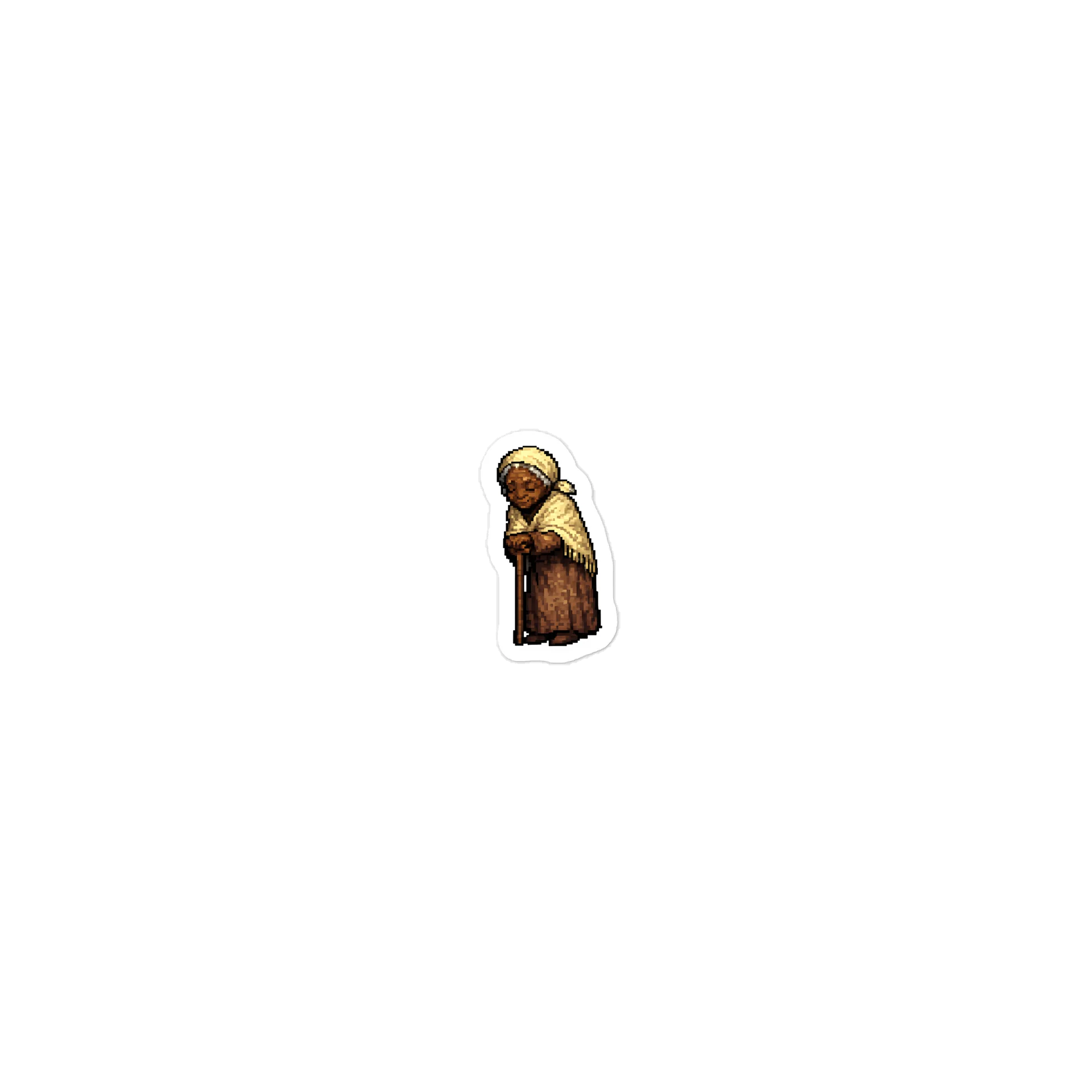 Mother Abigail (The Stand) Retro Pixel Art Laptop Sticker product image (1)