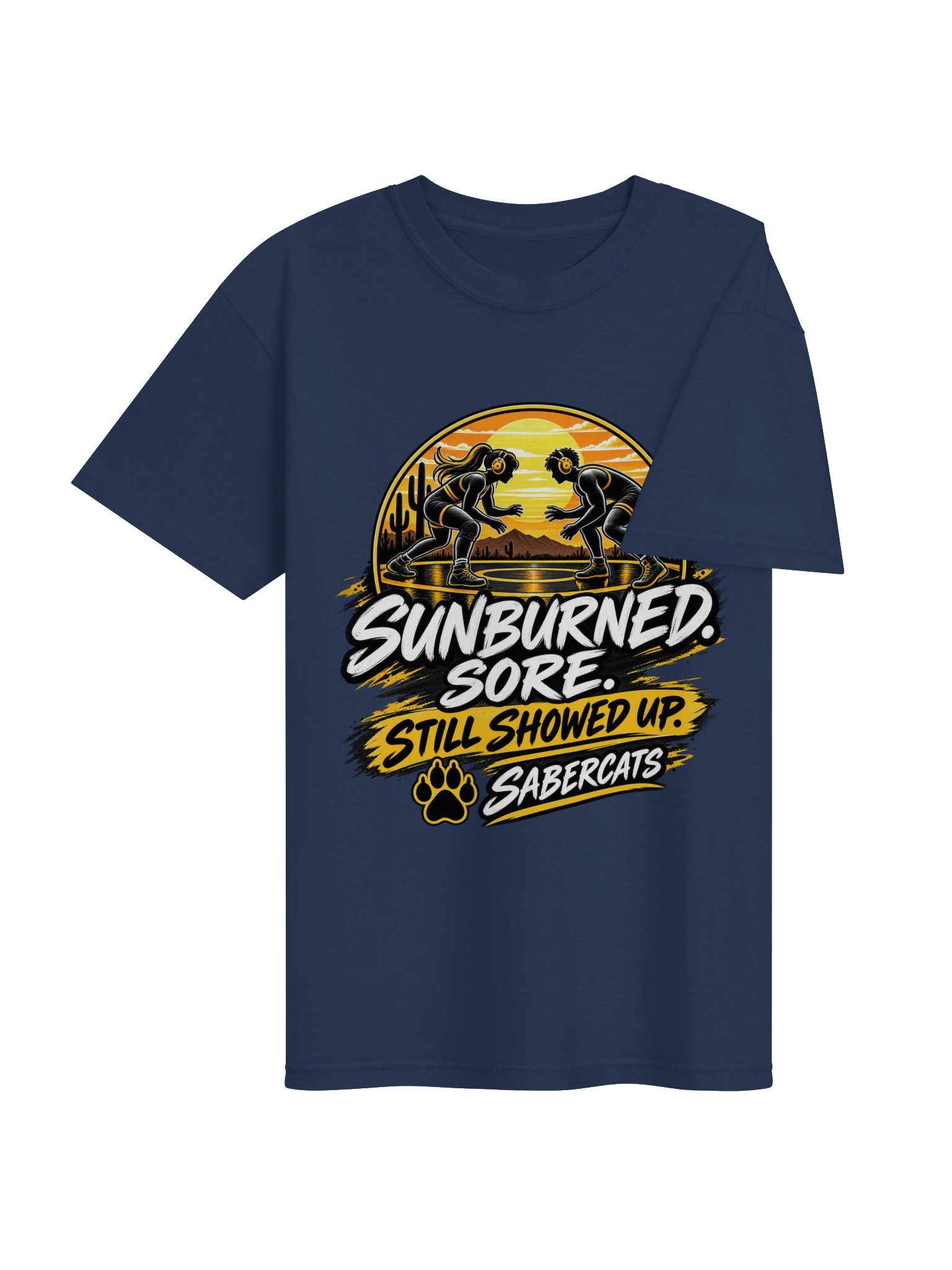 Sunburned. Sore. Still Showed Up. Sabercats Tee product image (36)
