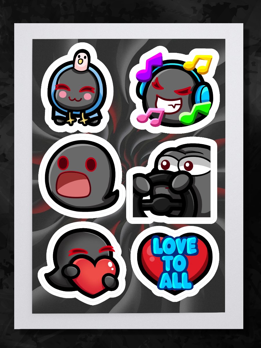 Emote Sticker Sheet 10 product image (4)