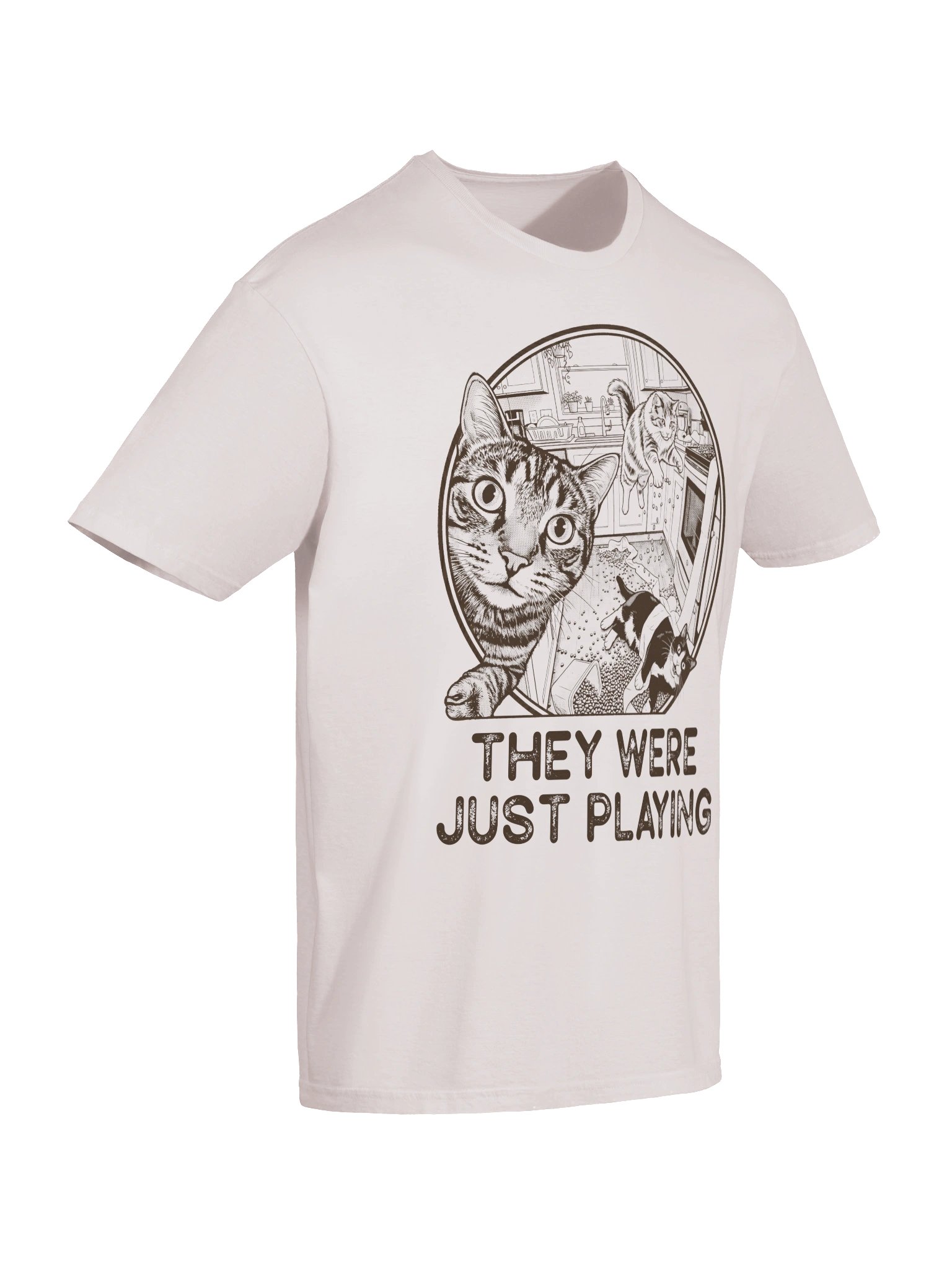 Kitchen Playing Cats T-Shirt product image (43)
