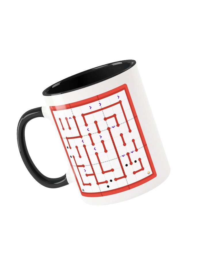 Rat Run Mug: Red Maze product image (1)