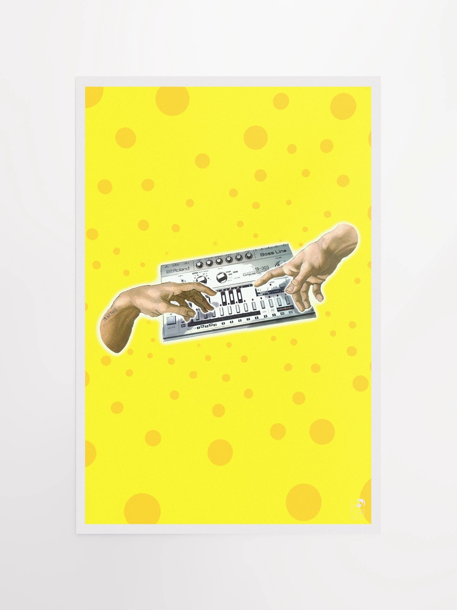 The creation of (tb-3-0-3), by Frank Fonik, Techno EDM Matte Paper Poster product image (4)