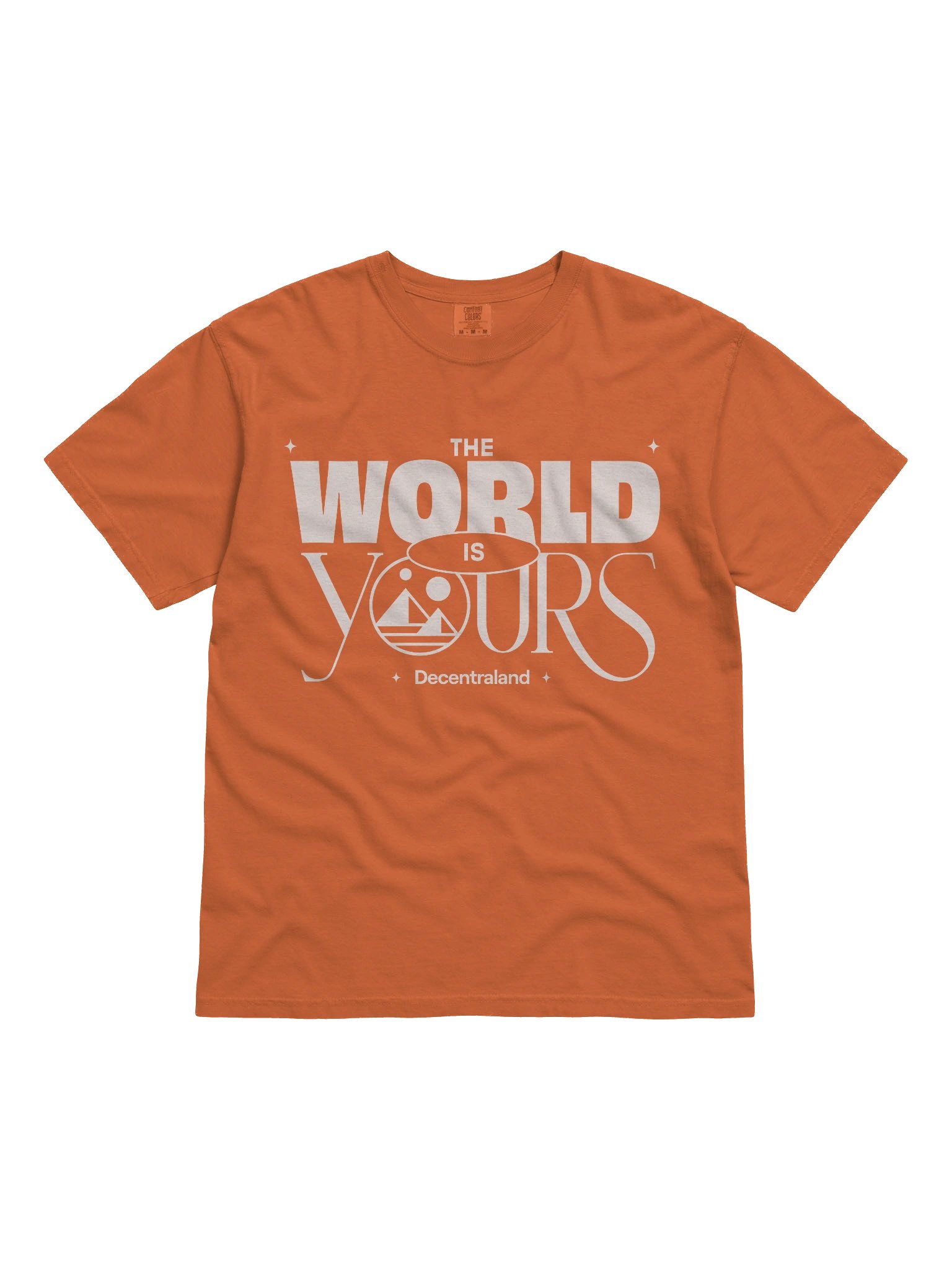 The World Is Yours T-Shirt – Orange product image (1)