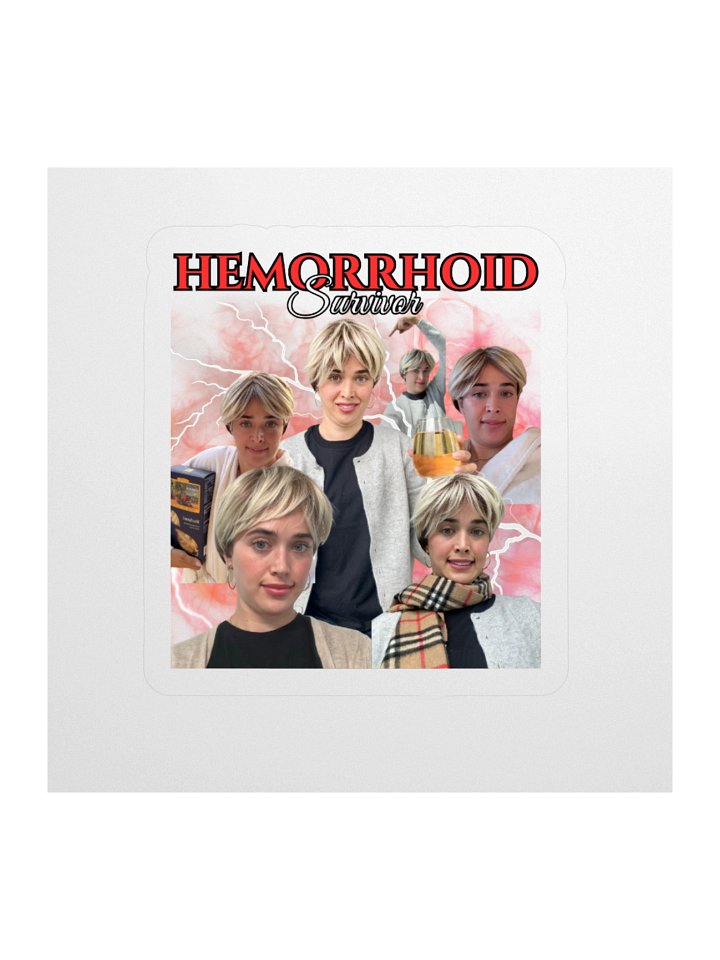 Hemorrhoid Survivor Sticker product image (1)