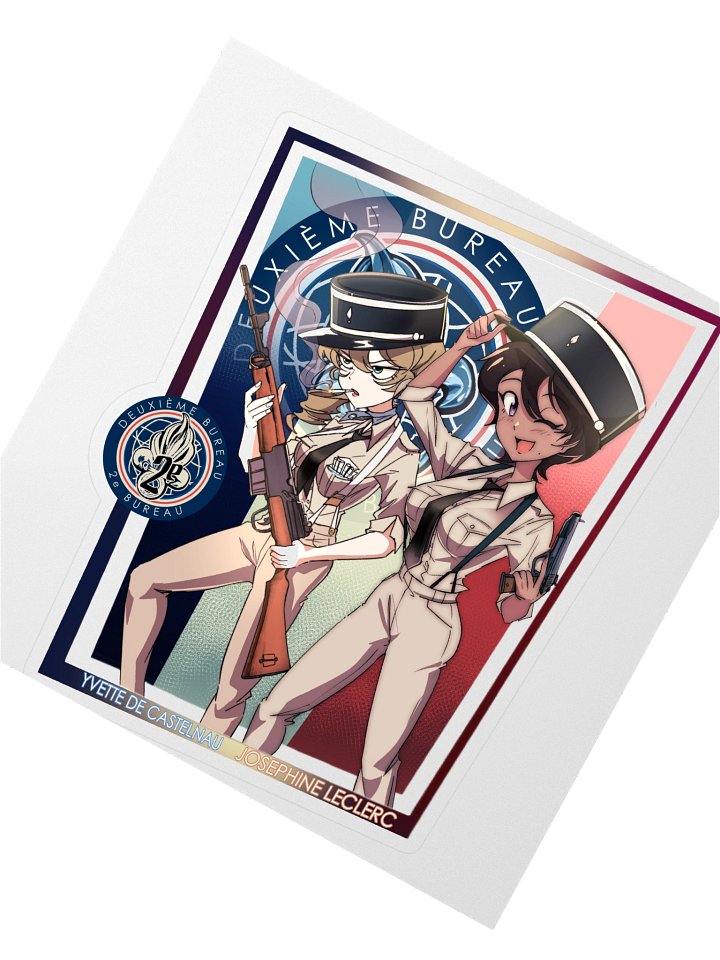 Deuxième Bureau Yvette et Josephine - ILLUSTRATED STICKER product image (2)