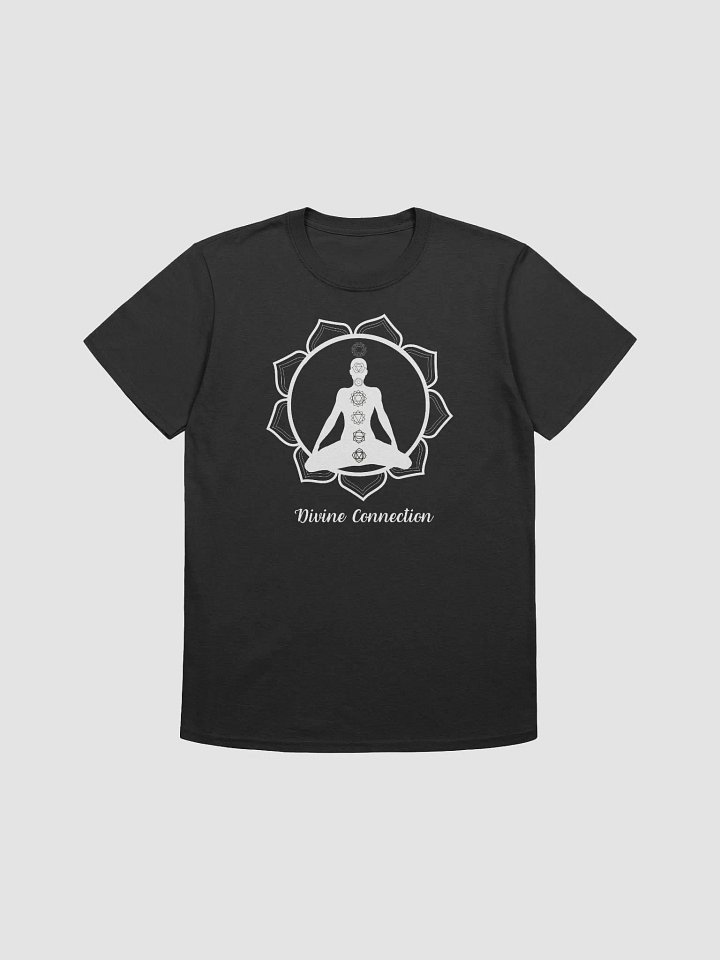 Divine Connection Yoga Meditation Graphic Tee - Lotus Design product image (1)