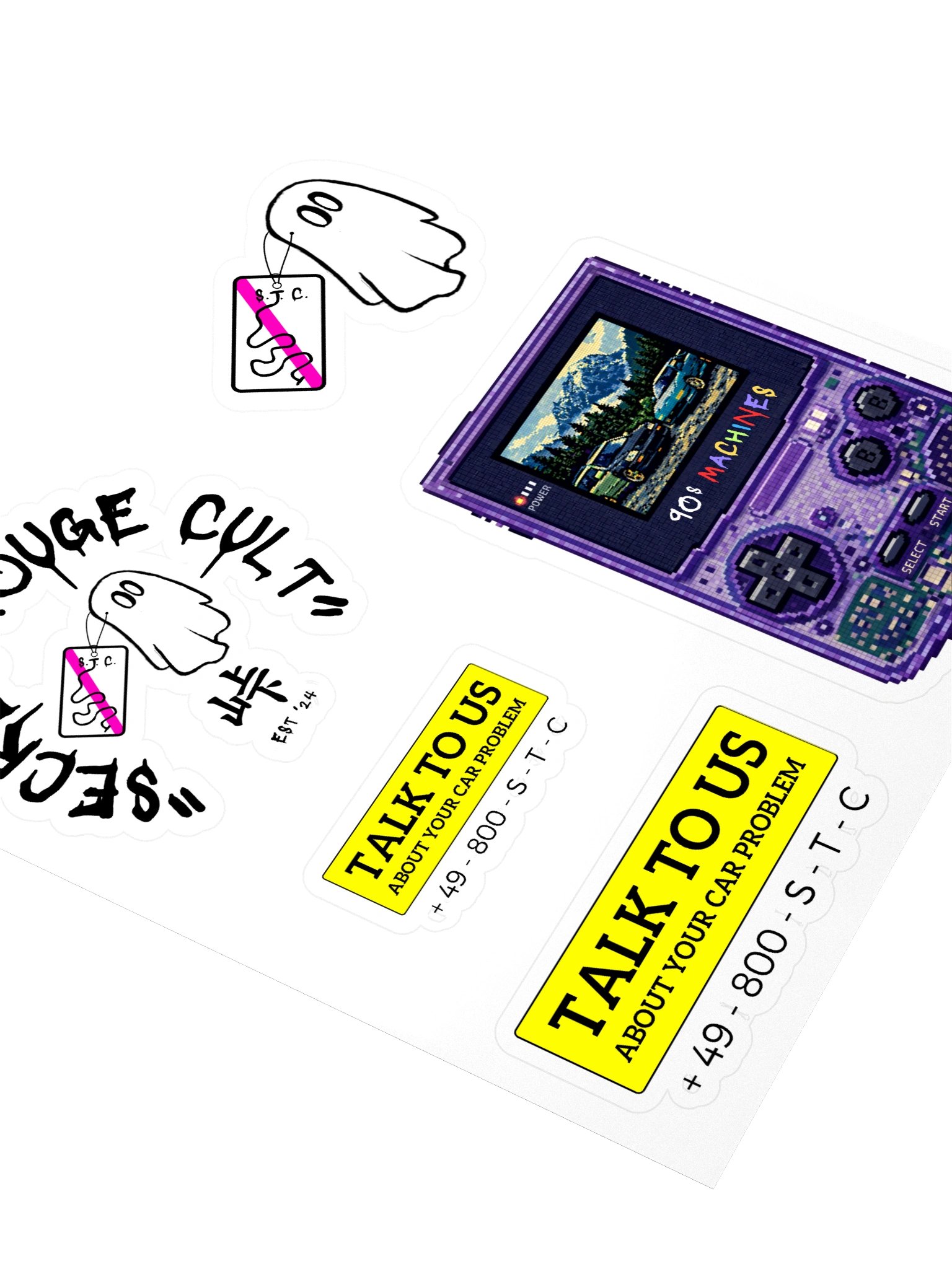 “Grip Is Temporary. Stories Are Forever.” Sticker Pack product image (3)