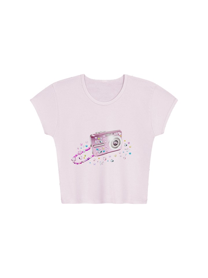 Camera Baby Tee Crop Top product image (1)