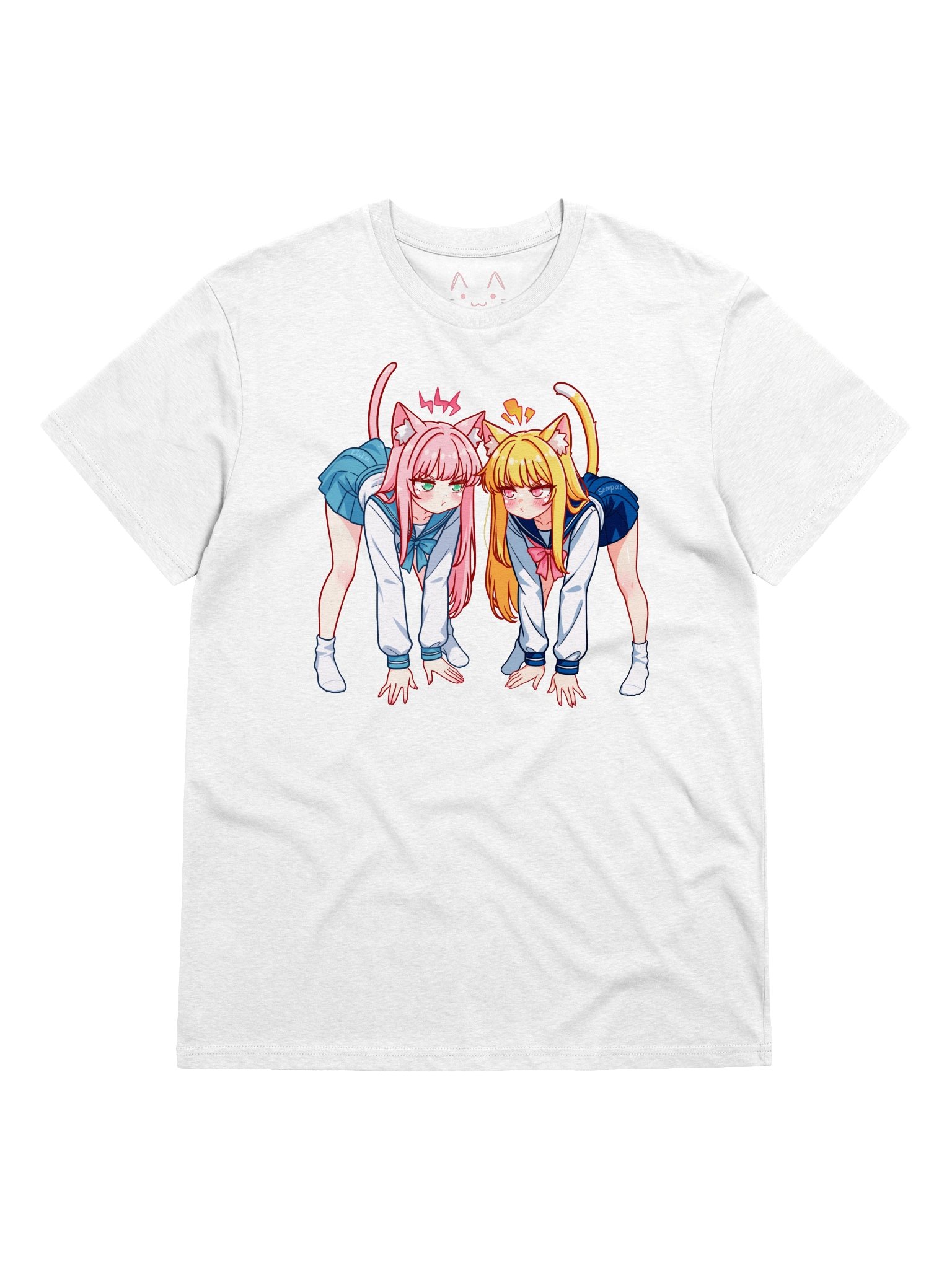 Fighting Catgirls Kisa & Pawky ☆ T-Shirt product image (5)