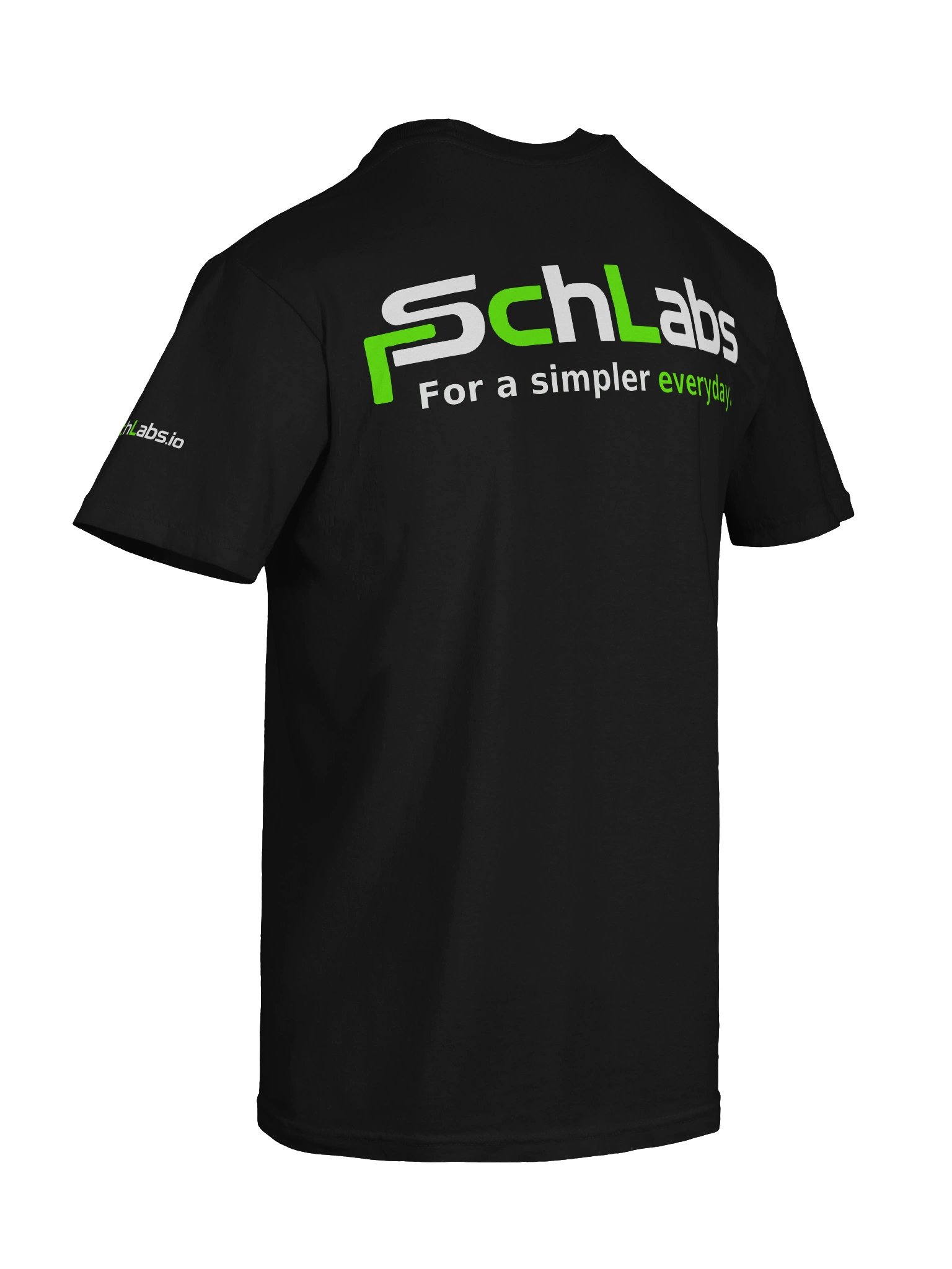SchLabs Signature Everyday Tee — Black & Green product image (12)