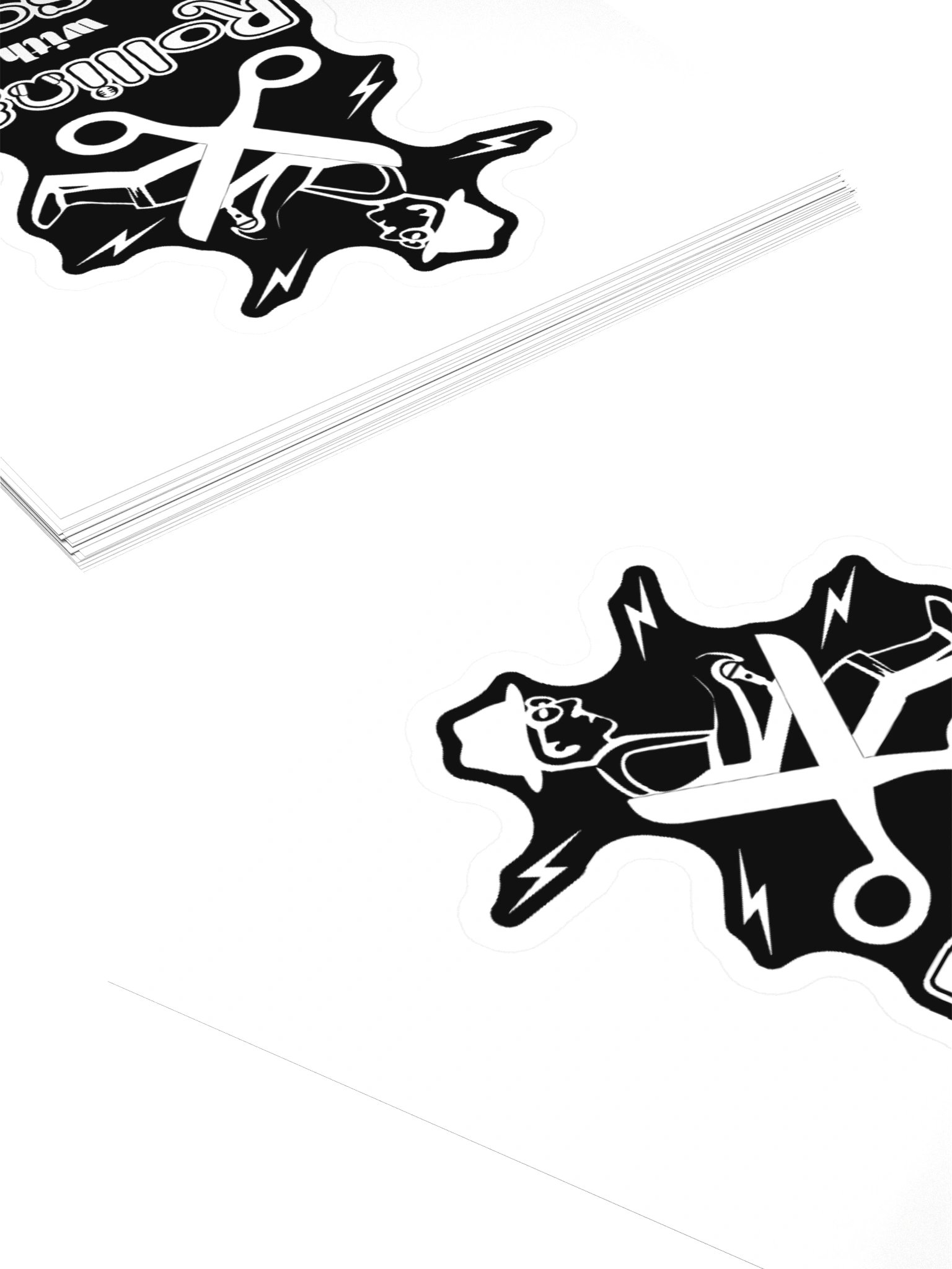 Rolling with Scissors Logo Sticker product image (4)
