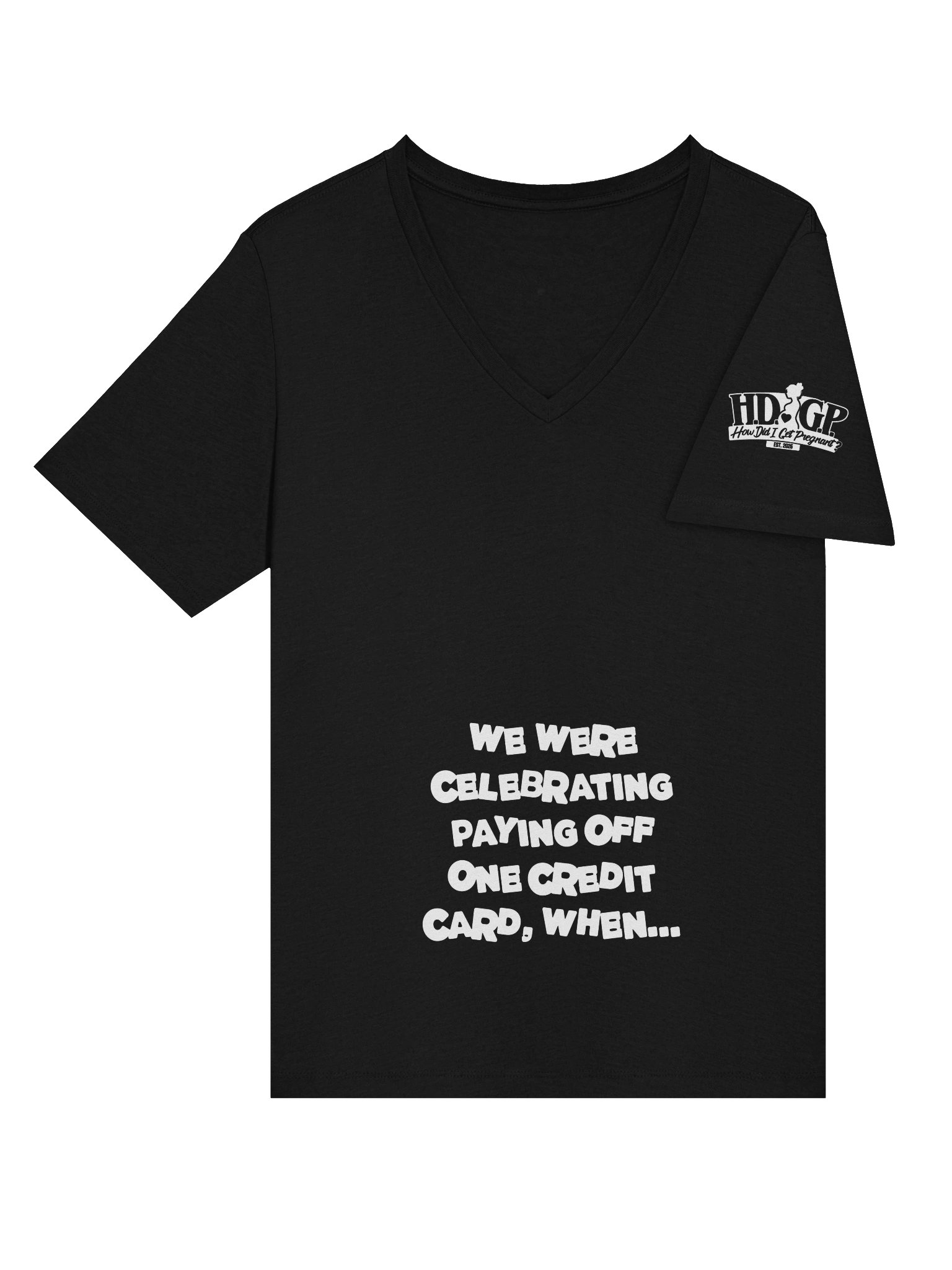 CREDIT CARD CELEBRATION MATERNITY TEE product image (16)