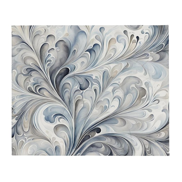 Gray Fractals Blanket product image (1)