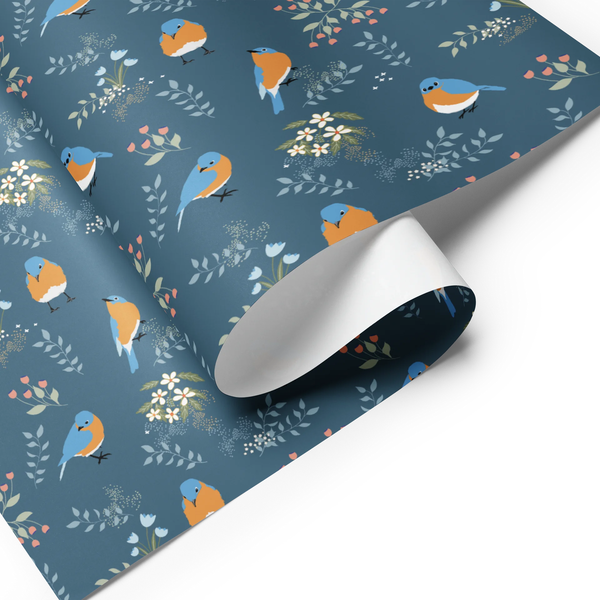 Bluebird Wrapping Paper Set 1 in Blue product image (6)