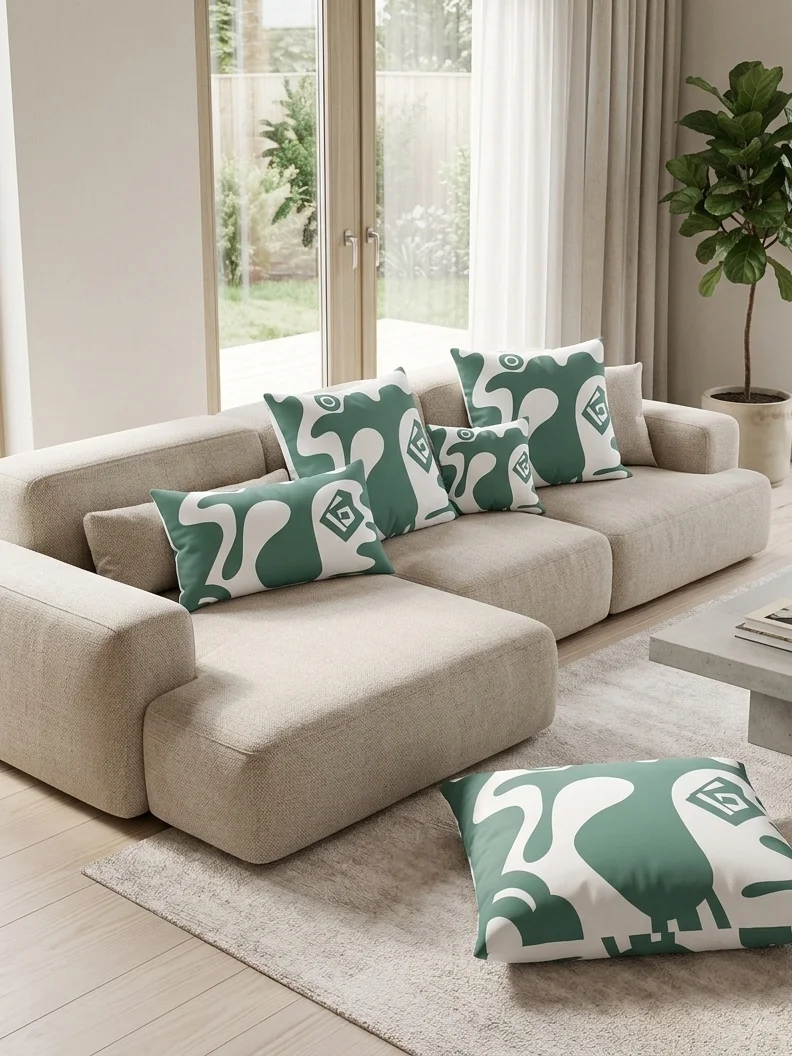 Raumschmuck Kissen „Grüne Oase“ product image (6)