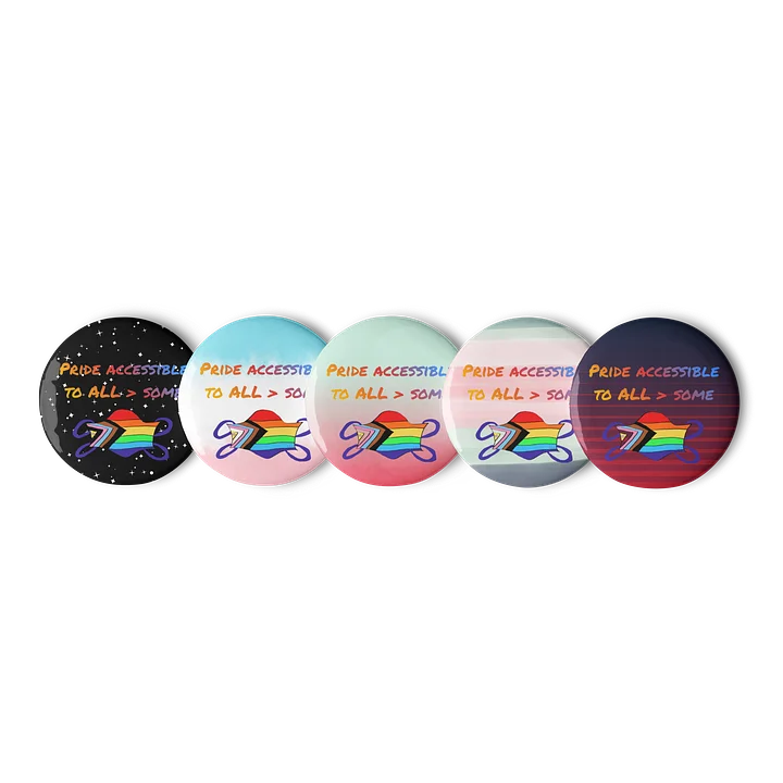 Pride Accessible To All > Some buttons 5 pack product image (1)