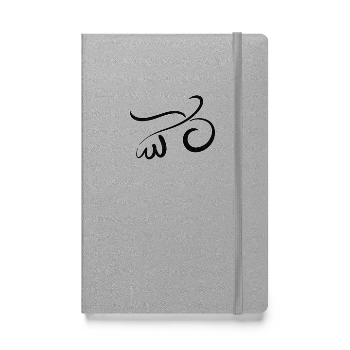 Bird Calligraphy Notebook – Deep Black Print product image (1)