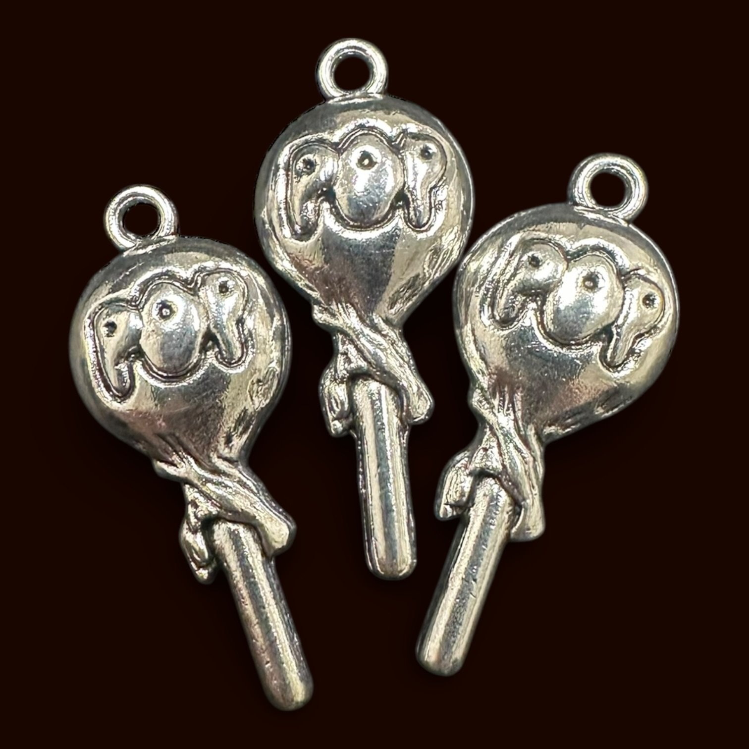 Blow Pop Lollipop Silver Whinny Winners Braid and Bridle Charms for Horses | Little Shop of Ponies product image (1)