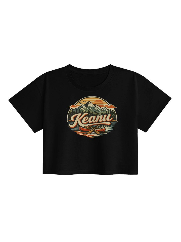 "Canoe," Keanu Women's Crop Top product image (4)