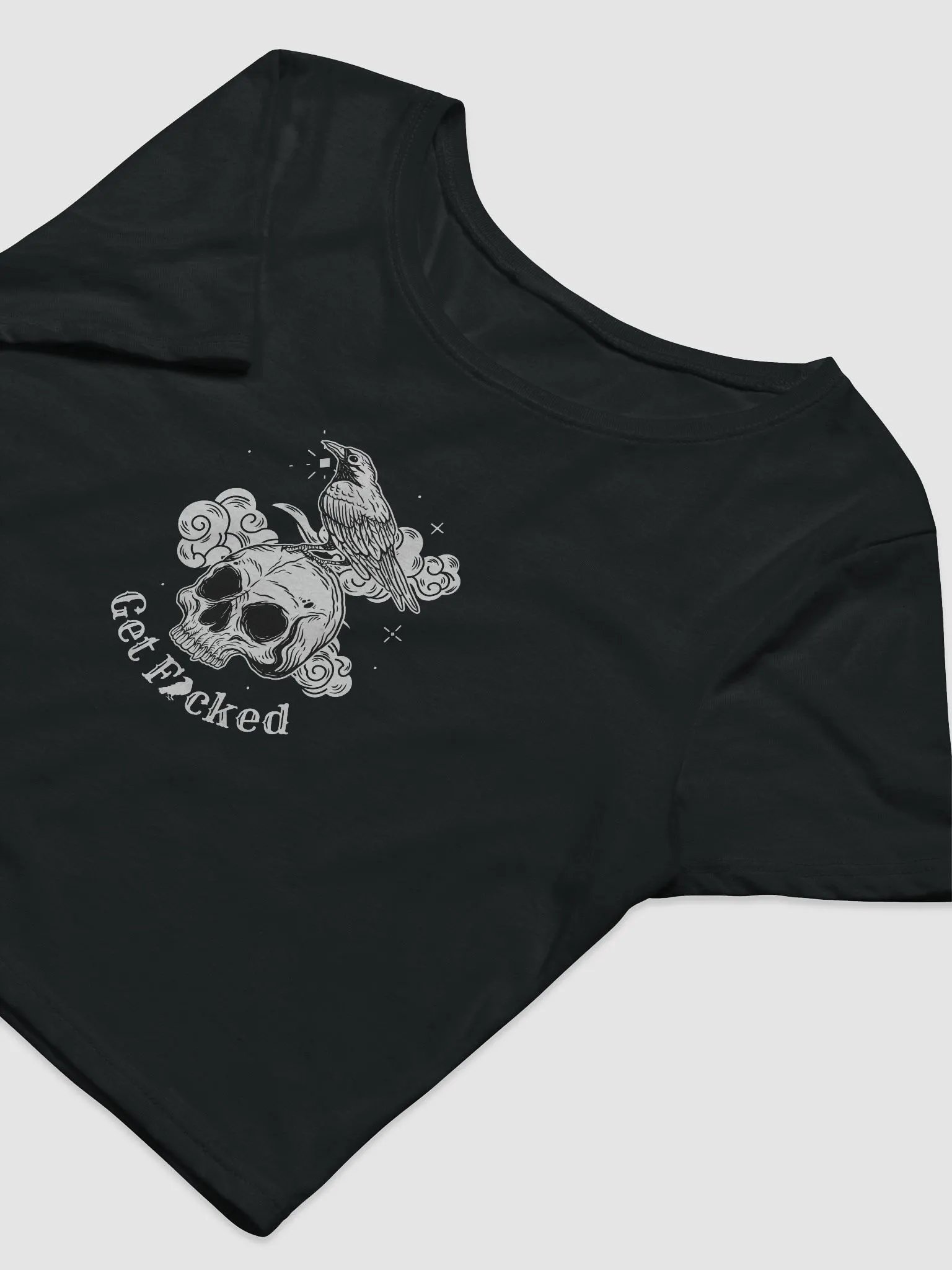 Get Got Cropped Tee (White Design) product image (9)