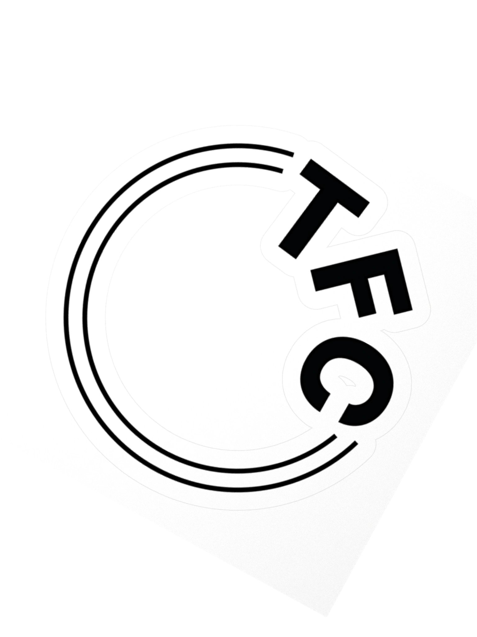 TFC monogram sticker product image (2)