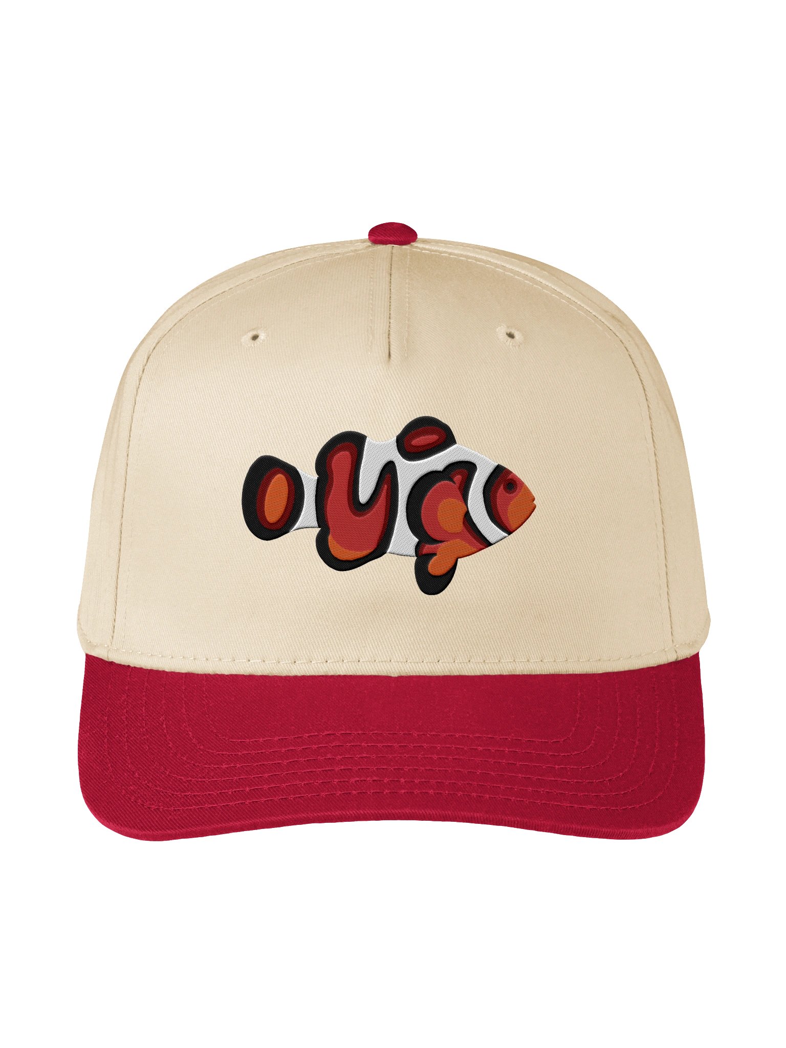 Picasso Clownfish Embroidered Baseball Cap | Clownfish Hat for Saltwater Aquarium Lovers product image (33)