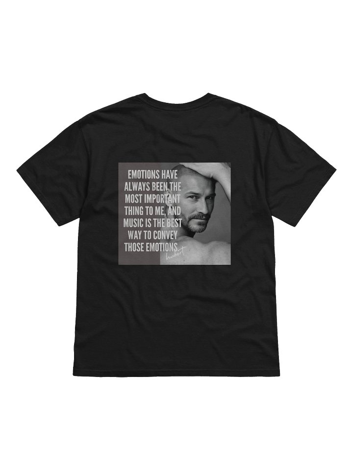 Hubert Bisto Fan T-shirt Black Text Unisex product image (2)