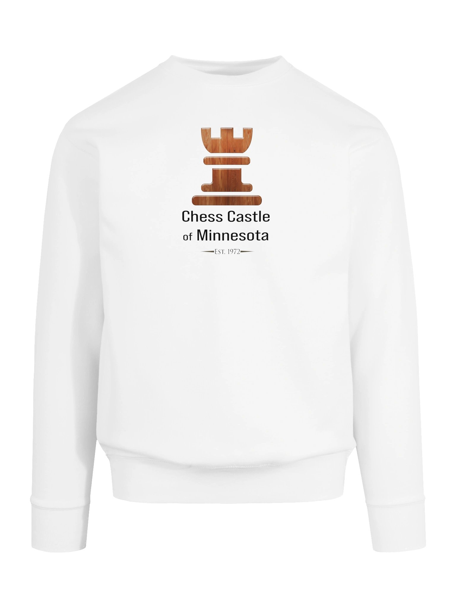 Minimalist Chess Castle of Minnesota Wooden Chess-Inspired Sweatshirt product image (8)