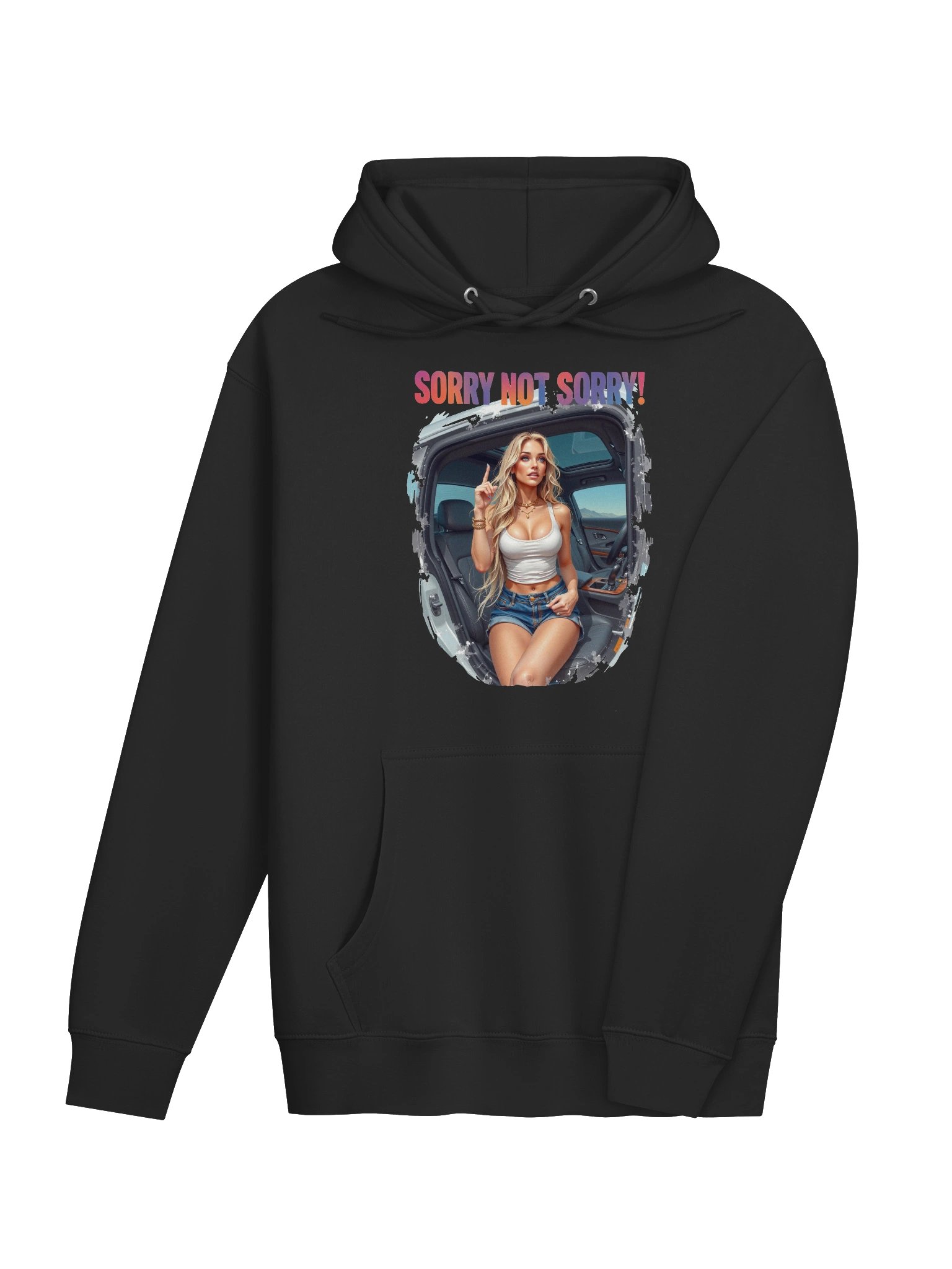 Sorry Not Sorry Illustrated Hoodie product image (23)