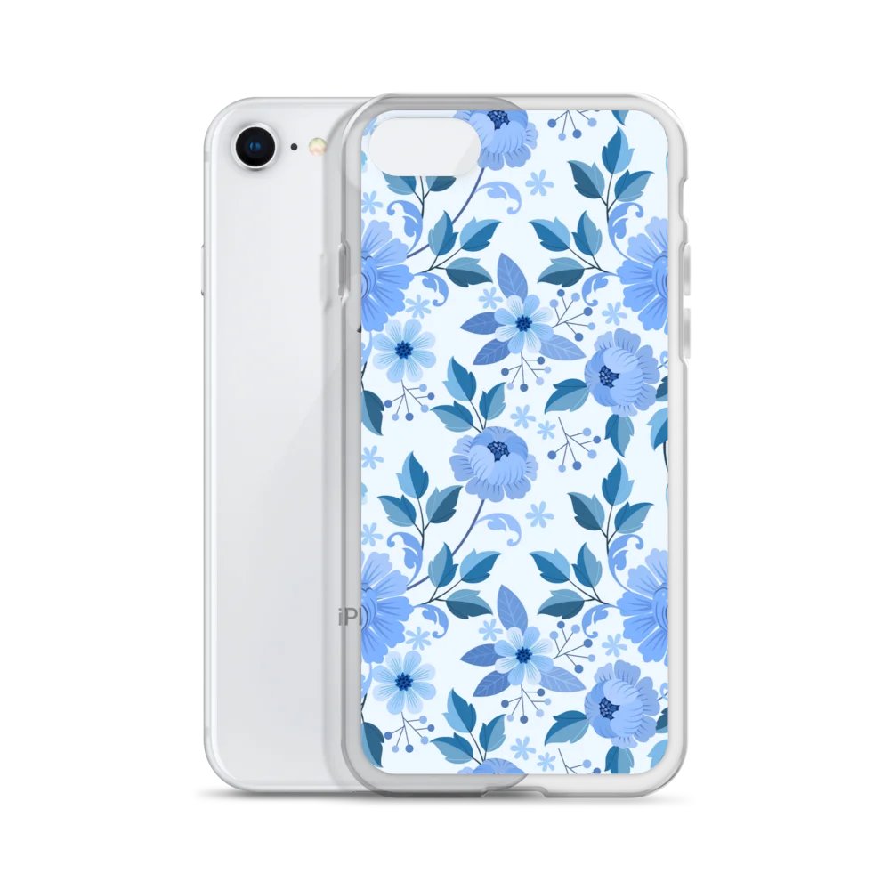 Blue Floral Harmony iPhone® Case product image (55)