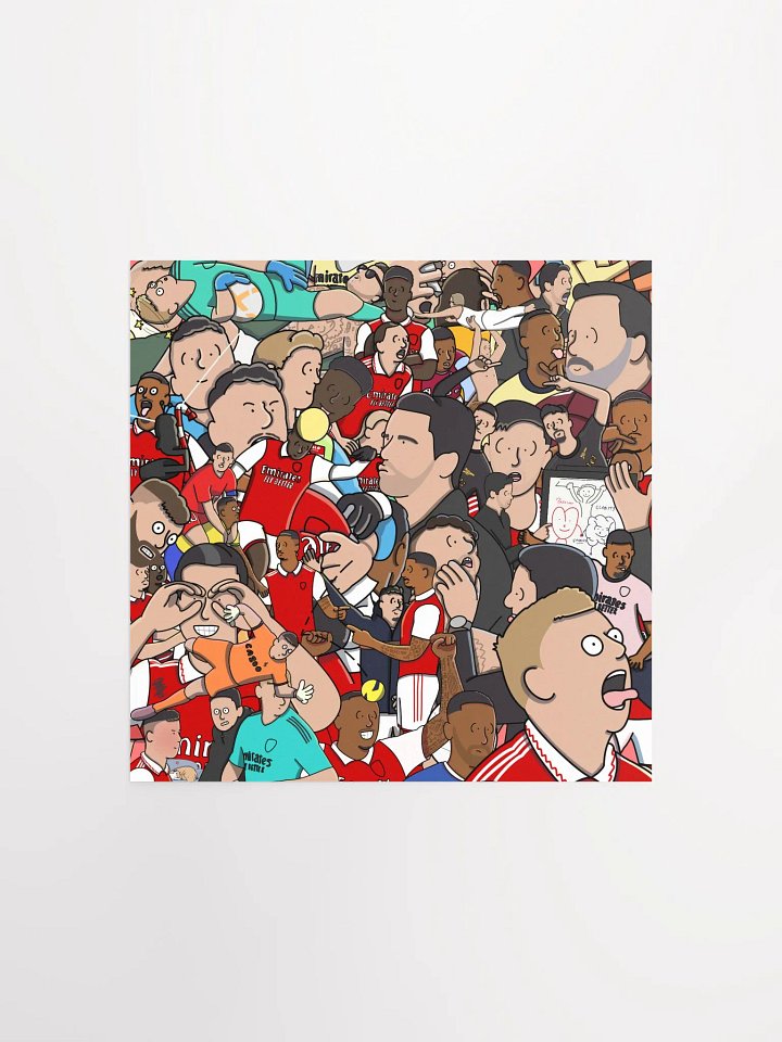 Poorly Drawn Arsenal Poster product image (1)
