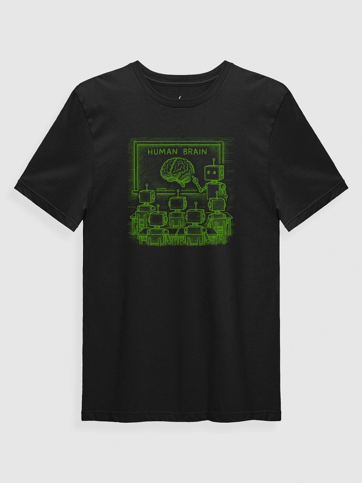 What…? Human? - Robot Classroom - Black Tee product image (1)