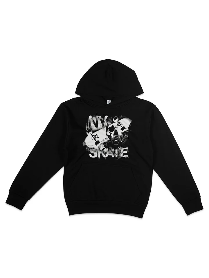 NY SKATE GAS MASK SKULL // URBAN HEAVYWEIGHT HOODIE product image (1)