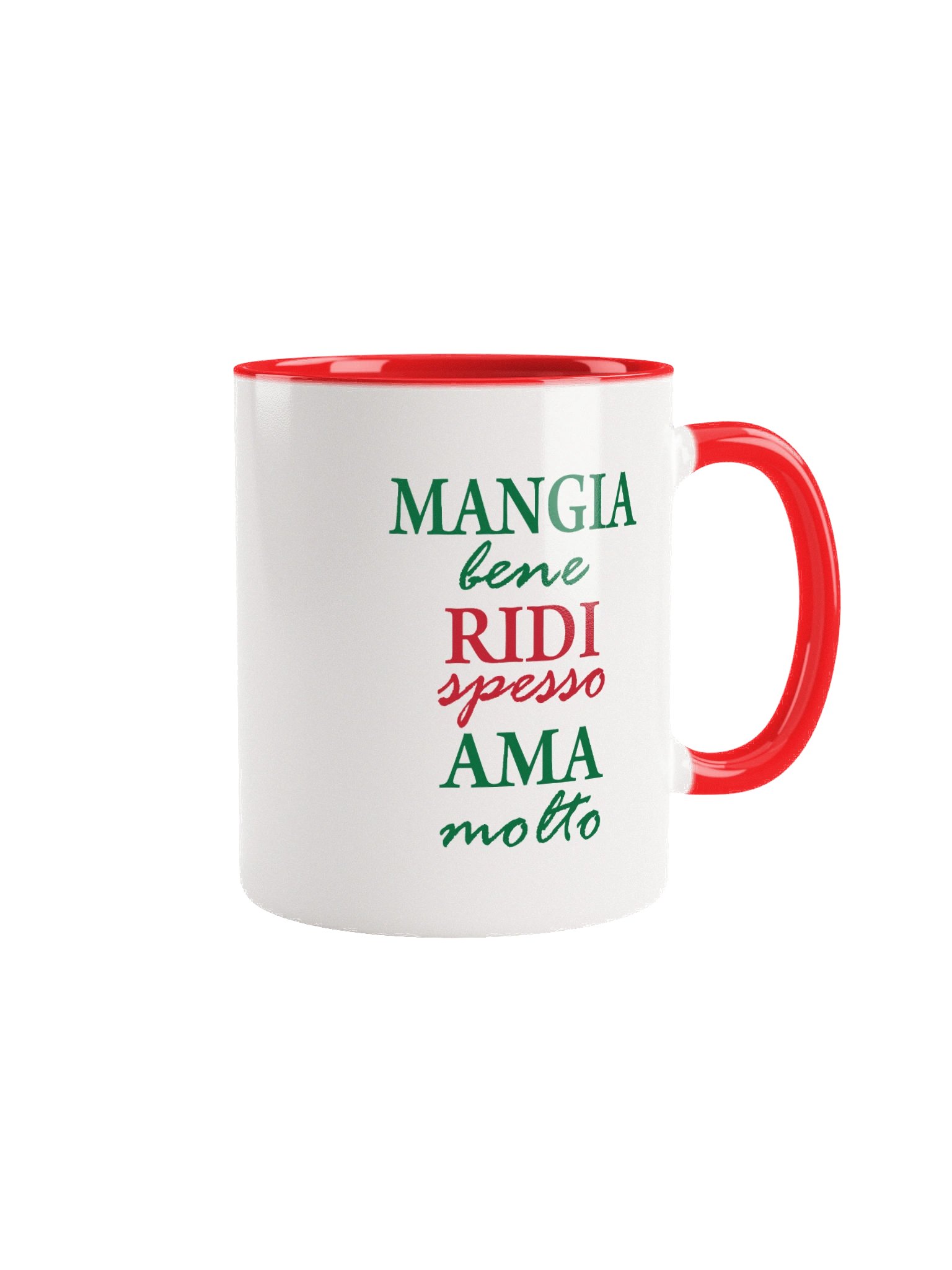 Mangia Bene Ridi Spesso Ama Molto Mug (100% Ceramic) product image (3)