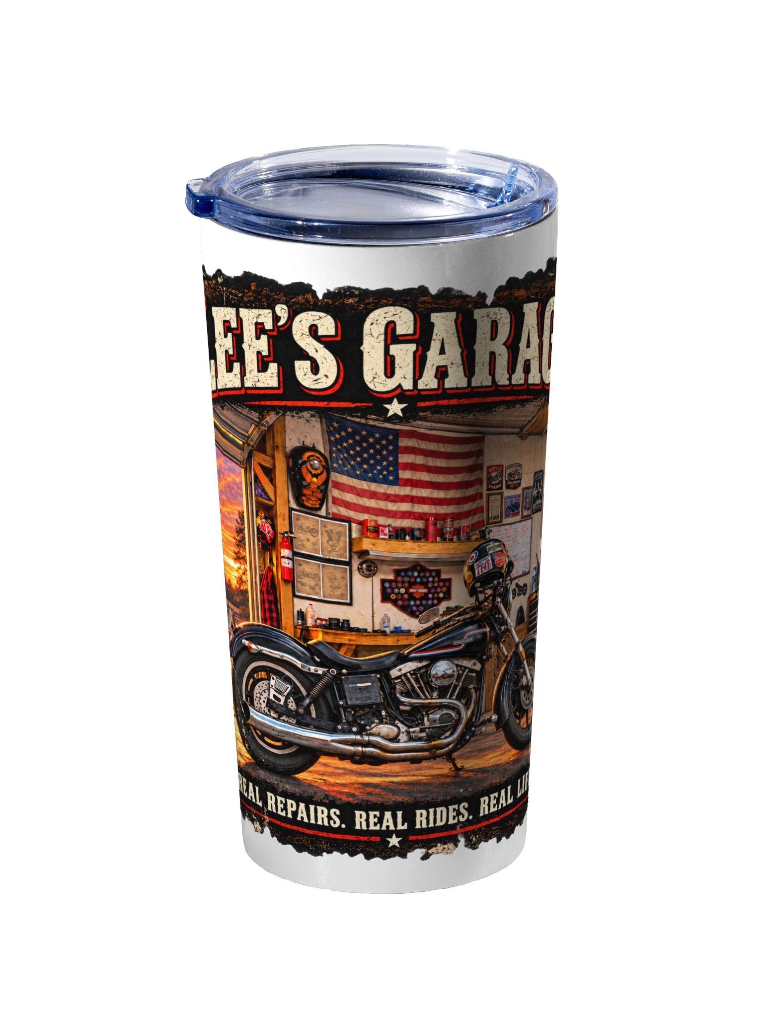 Lee’s Garage Shovelhead Tumbler product image (2)