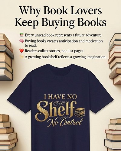 If your bookshelf is full but your wishlist is even bigger... welcome home. 
Let's celebrate our beautiful lack of shelf cont...