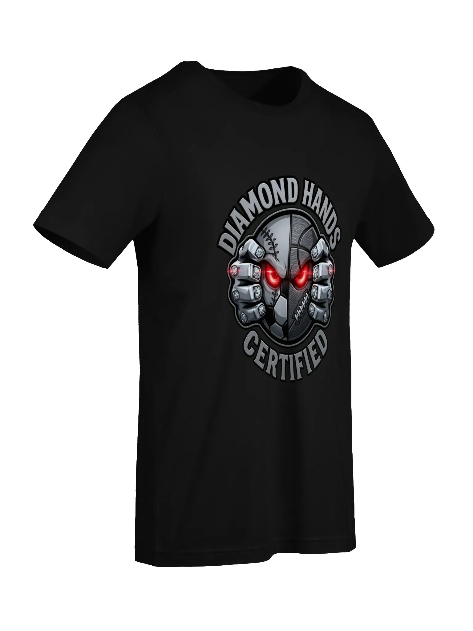 Super Soft Diamond Hands Certified Tee — Chrome product image (5)