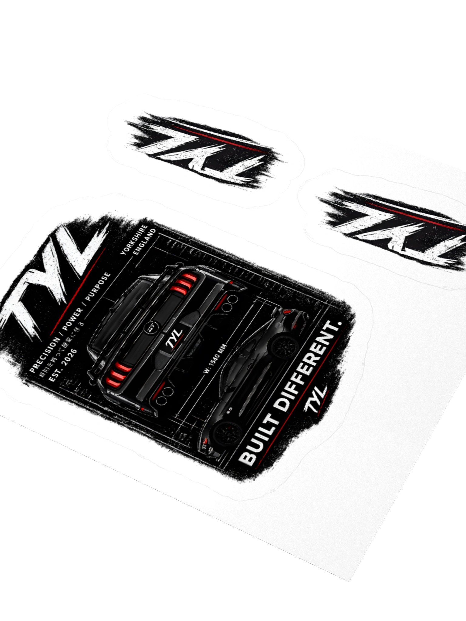 TYL Built Different Stickers product image (7)