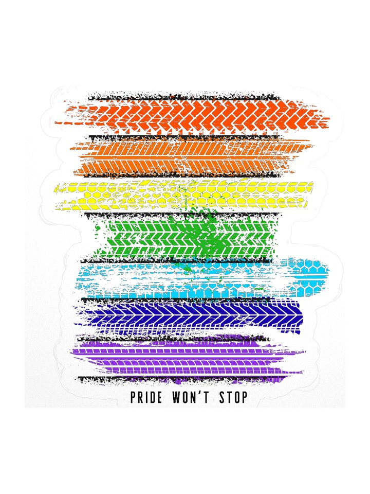 PRIDE WON'T STOP Sticker product image (1)