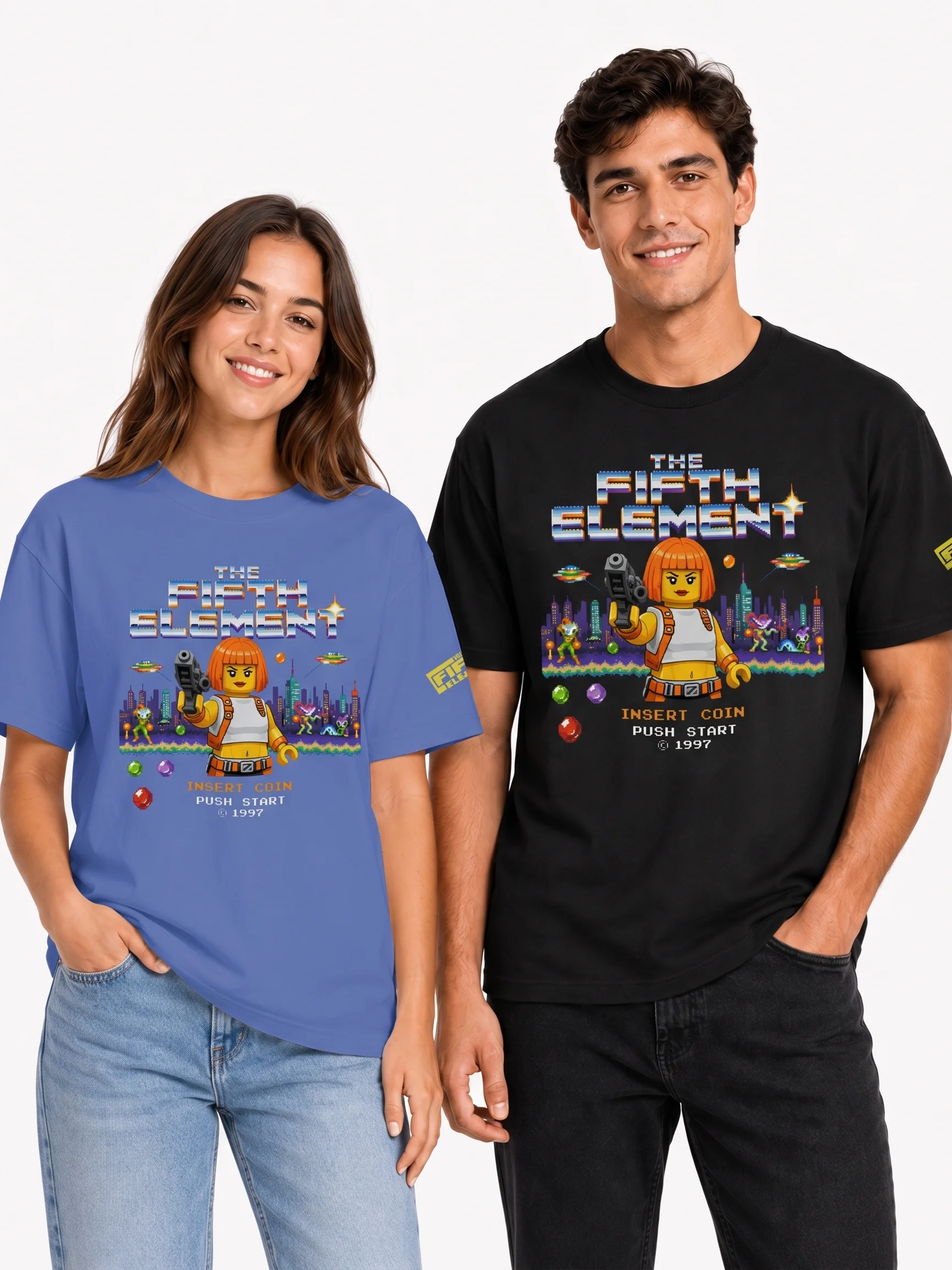 The Fifth Element Retro Lego-Style Tee product image (1)