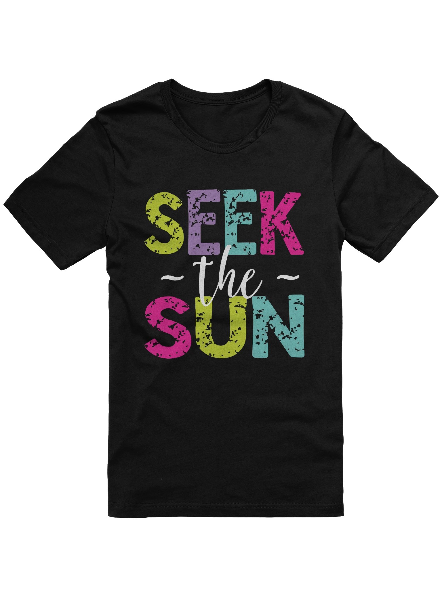 Vibrant Distressed Sun T-Shirt product image (1)