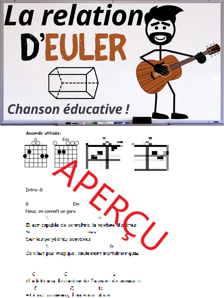 La relation d'Euler - Accords de guitare product image (1)