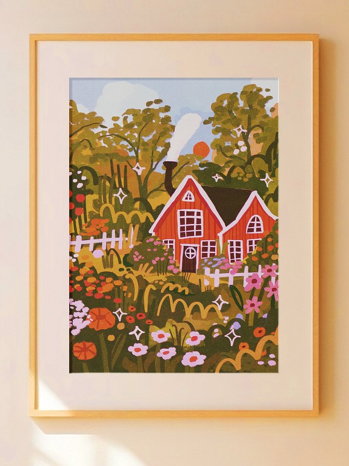 Cozy Cottage Print product image (1)