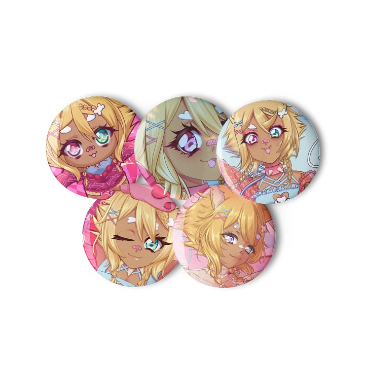 Miyuwanchan Official Button Set product image (2)