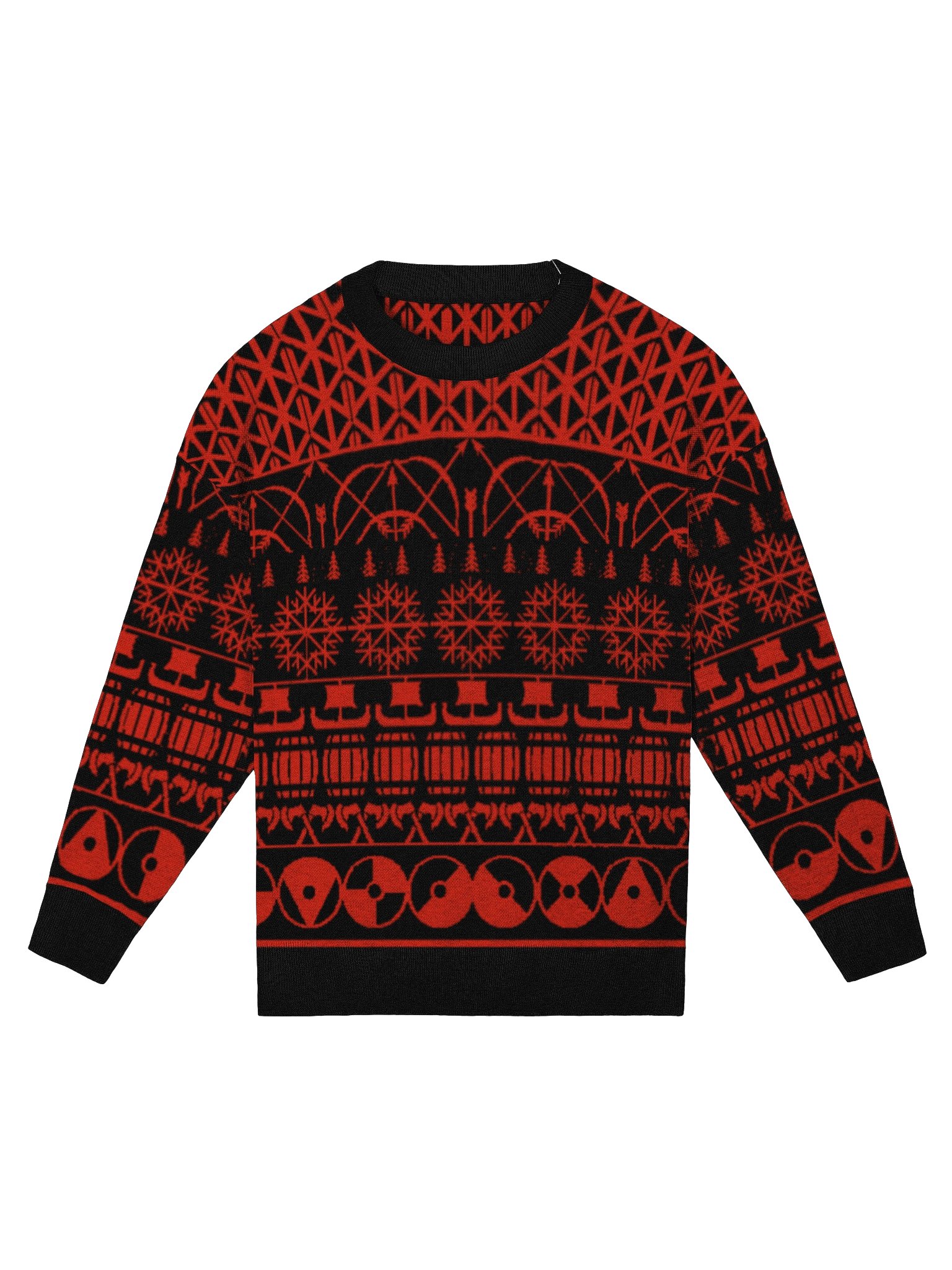 RED & BLACK CLAN HOLIDAY KNIT product image (1)