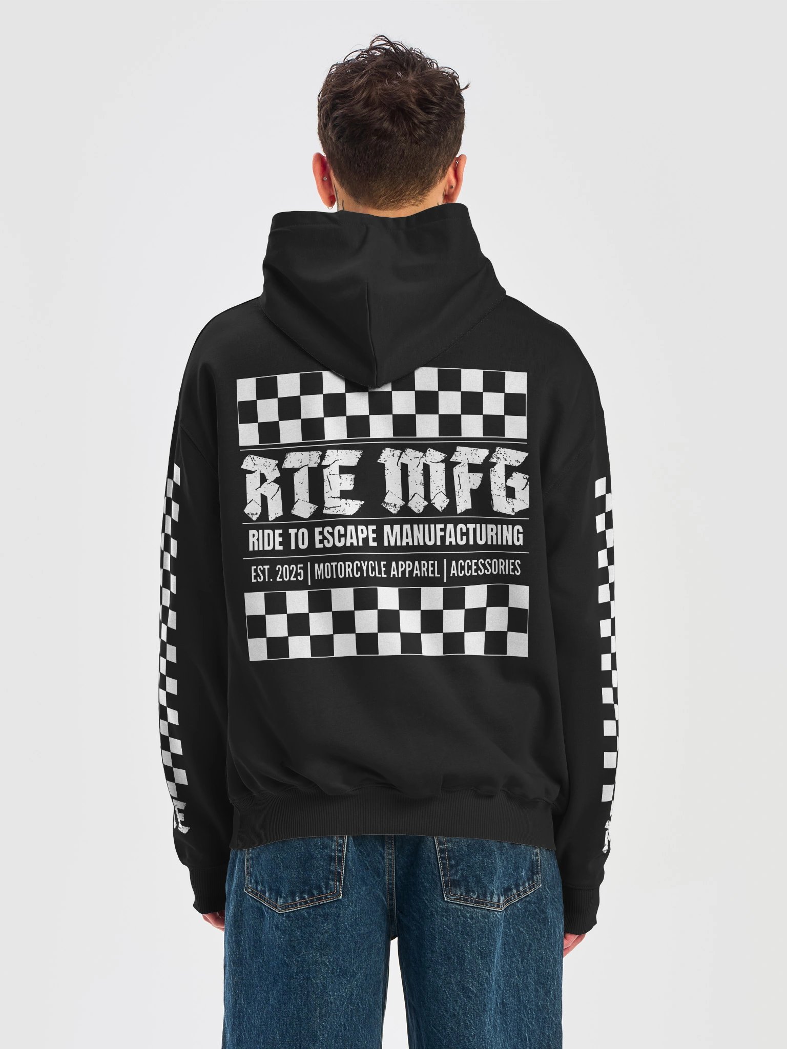RTE MFG CHECKERED HOODIE product image (6)