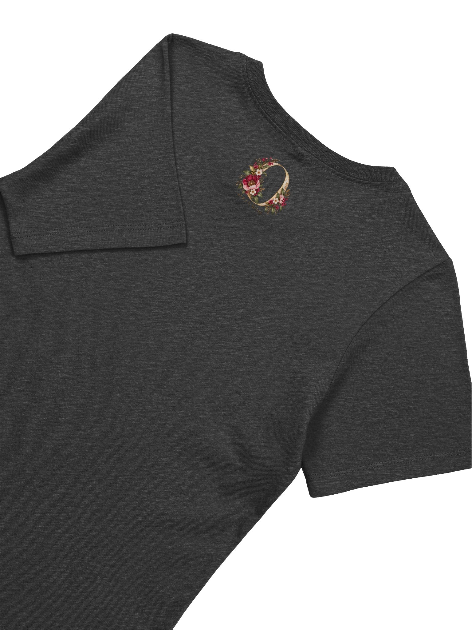 ORLUMIQ Midnight Bloom Floral T-Shirt | Women's Relaxed-Fit Botanical Graphic Tee product image (5)