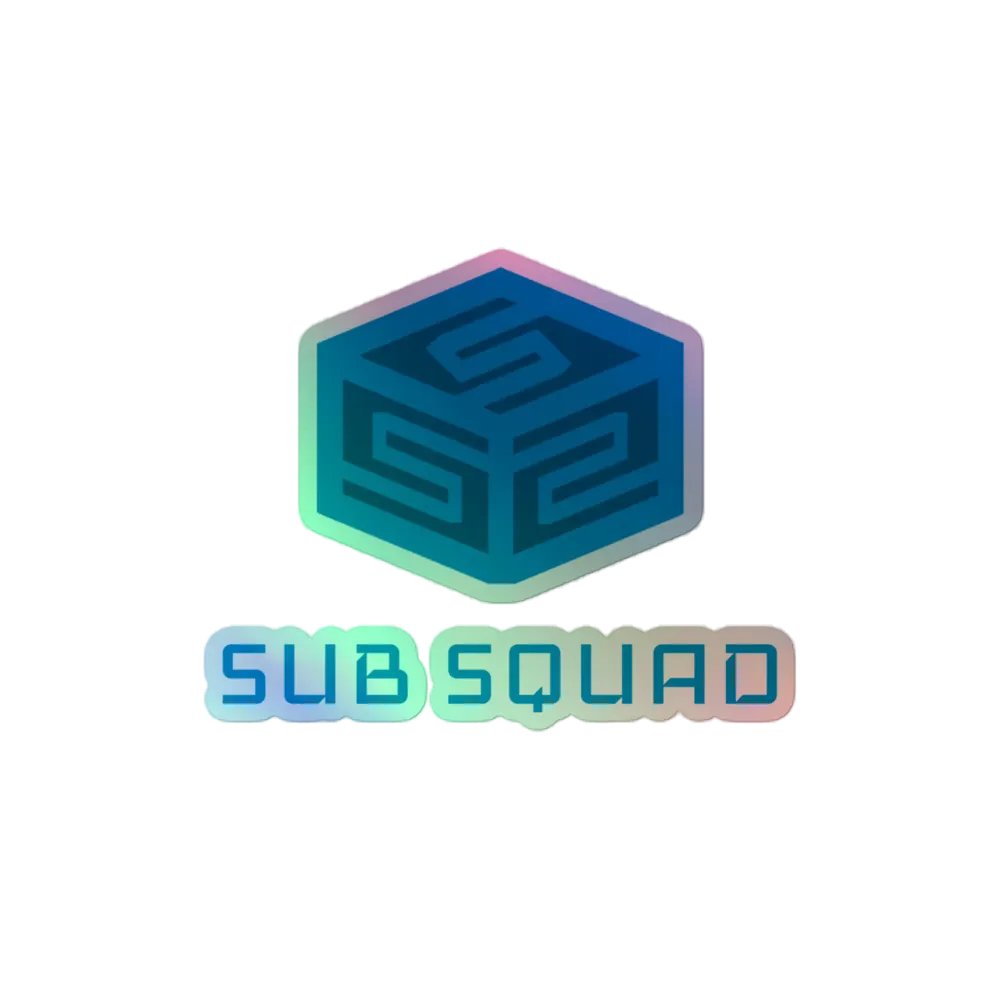 Sub Squad Official Holographic Sticker Sheet product image (2)