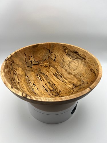This spalted maple bowl might be my favore thing I have ever turned. But that will not stop me from listing it for sale on my...