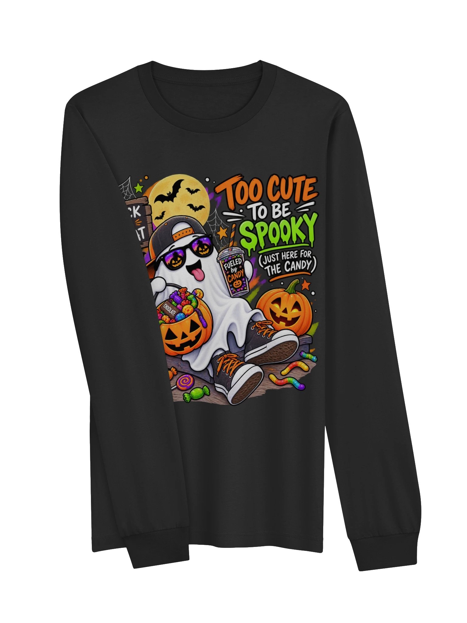 Too Cute to be Spooky Long Sleeve Tee product image (3)